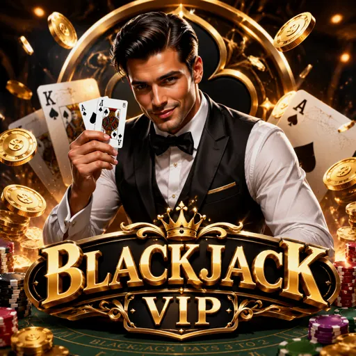 Mesa VIP de blackjack com cartas sendo distribuídas pelo dealer