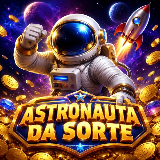 Astronauta do Spaceman flutuando com o multiplicador ao lado