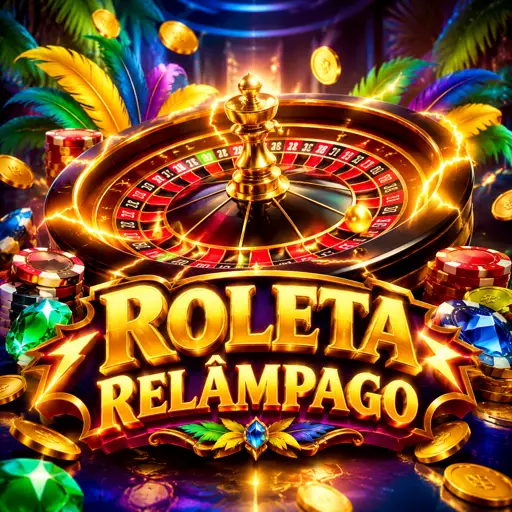 Sorteio de cinco números relâmpago com multiplicadores na tela do jogo